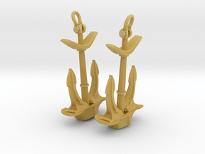1/200 IJN Stern Anchor Set x2 in Tan Fine Detail Plastic