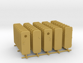 1/100 DKM Watertight Doors (Türen) Set in Tan Fine Detail Plastic