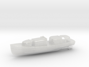1/96 USN Admirals Boat in Clear Ultra Fine Detail Plastic