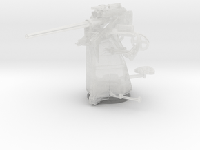 1/50 DKM 3.7 cm/L83 (1.5") SK C/30 Single Gun in Clear Ultra Fine Detail Plastic