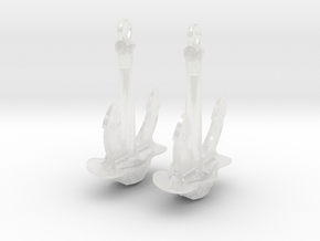 1/72 DKM Anchors for Destroyers (4,000 lbs.) in Clear Ultra Fine Detail Plastic