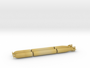 1/72 DKM G7 torpedo (21 in) KIT x2 in Tan Fine Detail Plastic