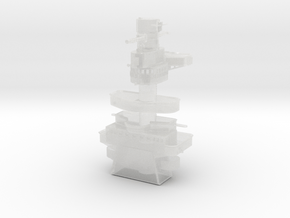 1/350 DKM Admiral Scheer Tower in Clear Ultra Fine Detail Plastic