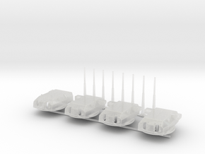 1/600 Bismarck and Tirpitz Turrets Set in Clear Ultra Fine Detail Plastic