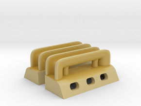 1/96 USN South Dakota Roller Chocks set x2 in Tan Fine Detail Plastic