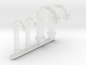 1/72 DKM Vent Tubes Set x4 in Clear Ultra Fine Detail Plastic