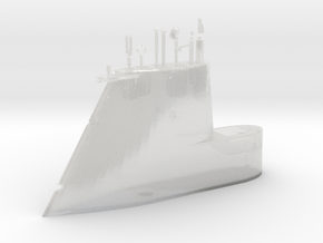 1/200 USS Gato Fairwater v2 in Clear Ultra Fine Detail Plastic