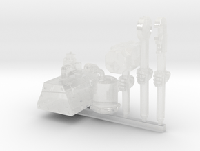 Space Knights Techmarine Tool Set (Right Handed) in Clear Ultra Fine Detail Plastic