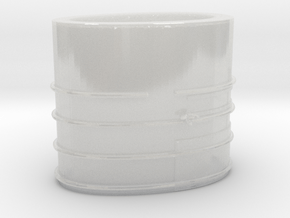 1/44 DKM Funnel part 1 in Clear Ultra Fine Detail Plastic