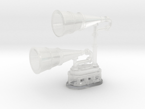 1/100 IJN Yamato type 22 Surface Search Radar Horn in Clear Ultra Fine Detail Plastic
