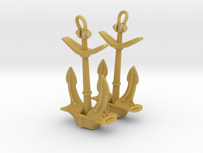 1/100 IJN Stern Anchor Set in Tan Fine Detail Plastic