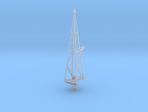 1/100 IJN Yamato Crane Tower in Clear Ultra Fine Detail Plastic
