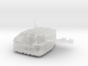 1/144 IJN Type 3 127mm 50cal turret in Clear Ultra Fine Detail Plastic