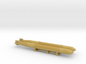 1/100 DKM Schnellboot Torpedo Mounted Set in Tan Fine Detail Plastic