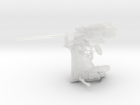 1/72 DKM 3.7 cm/L83 (1.5") SK C/30 Single Gun in Clear Ultra Fine Detail Plastic