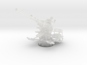 1/50 USN 40mm Single Bofors [Elevated] in Clear Ultra Fine Detail Plastic