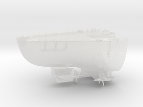 Best Details 1/200 DKM Bismarck deck stern in Clear Ultra Fine Detail Plastic