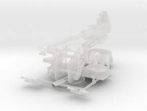 1/40 USN 40mm Single Bofors KIT in Clear Ultra Fine Detail Plastic