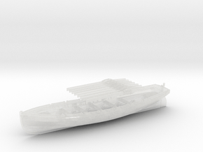 1/100 IJN 9m Cutter w. Paddles SET in Clear Ultra Fine Detail Plastic