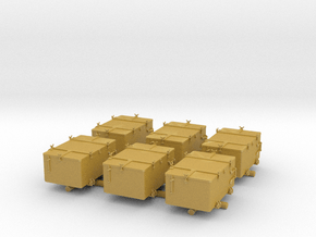 1/72 IJN Ammo Box 25mm Double Set x6 in Tan Fine Detail Plastic