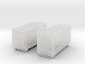 1/96 USS Sub Chaser 20mm Ammo Box Special SET in Clear Ultra Fine Detail Plastic
