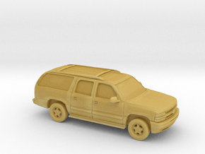 1/87 2000 Chevrolet Suburban  in Tan Fine Detail Plastic