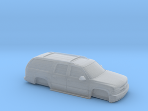 1/87 2000 Chevrolet Suburban  in Clear Ultra Fine Detail Plastic