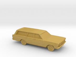 1/87 1966 Ford Country Squire in Tan Fine Detail Plastic