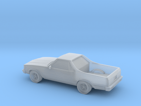 1/87 1981 Chevy El Camino  in Clear Ultra Fine Detail Plastic