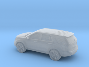 1/87 2011 Ford Explorer in Clear Ultra Fine Detail Plastic