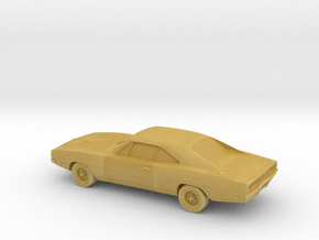 1/87 1969 DODGE CHARGER in Tan Fine Detail Plastic
