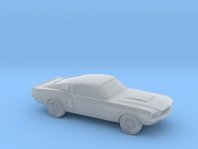 1/87 1966 Ford Mustang  in Clear Ultra Fine Detail Plastic