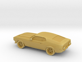 1/87 1970 Ford Mustang Mach 1 in Tan Fine Detail Plastic