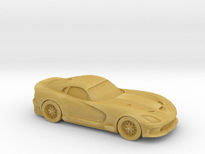 1/87 2014 Dodge Viper in Tan Fine Detail Plastic