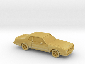 1/87 1987 Chevrolet Monte Carlo SS in Tan Fine Detail Plastic