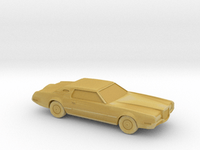 1/87 1972 Lincoln Continental Mark IV  in Tan Fine Detail Plastic