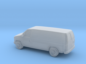 1/87 2002 Ford Econoline in Clear Ultra Fine Detail Plastic