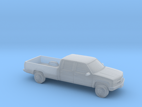 1/87 1989-99 Chevy Crew Cab in Clear Ultra Fine Detail Plastic
