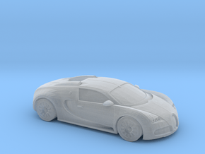 1/87 2005-12 Bugatti Veyron in Clear Ultra Fine Detail Plastic