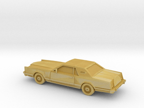 1/87 1977-79 Lincoln Mark V  in Tan Fine Detail Plastic