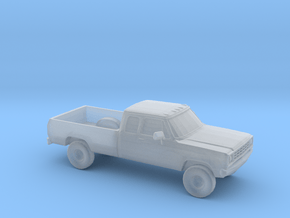 1/87 1972 Dodge Ram Ext. Cab in Clear Ultra Fine Detail Plastic