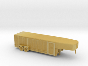 1/87 2010 Wilson Lifestock Trailer  in Tan Fine Detail Plastic