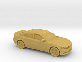 1/87 2015 Dodge Charger in Tan Fine Detail Plastic