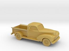 1/87 1940 Willys Overland 1/2 Ton Truck in Tan Fine Detail Plastic