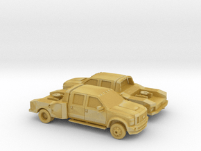 1/160 2X Ford F450 King Ranch Fith Wheel in Tan Fine Detail Plastic