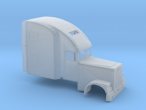 1/87 Freightliner Classic XL High Sleeper Cab in Clear Ultra Fine Detail Plastic