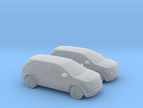 1/160 2X 2006-10  Ford Edge in Clear Ultra Fine Detail Plastic