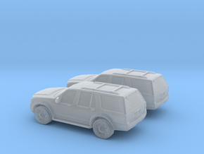 1/160 2X 2009 Ford Expedition in Clear Ultra Fine Detail Plastic