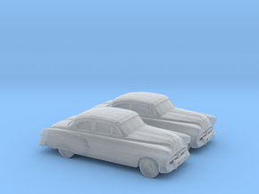 1/160 2X 1951 Pontiac Chieftan Coupe in Clear Ultra Fine Detail Plastic