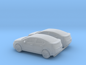 1/160 2X 2013 Chevrolet Volt in Clear Ultra Fine Detail Plastic